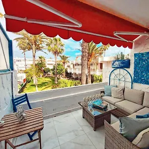 Apartment Canarian Blue Tropical Garden View & Pool, Costa Del Silencio